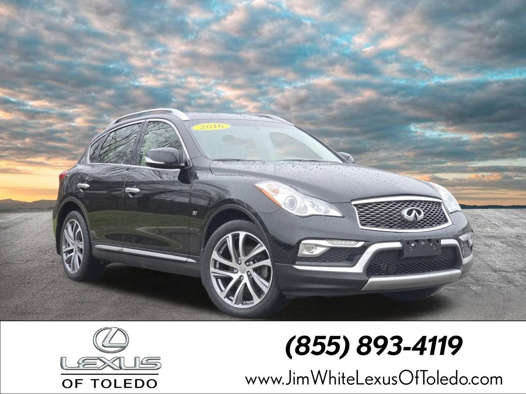 Black Obsidian 2016 INFINITI QX50 AWD SUV / Crossover All-Wheel Drive 7-Speed Automatic
