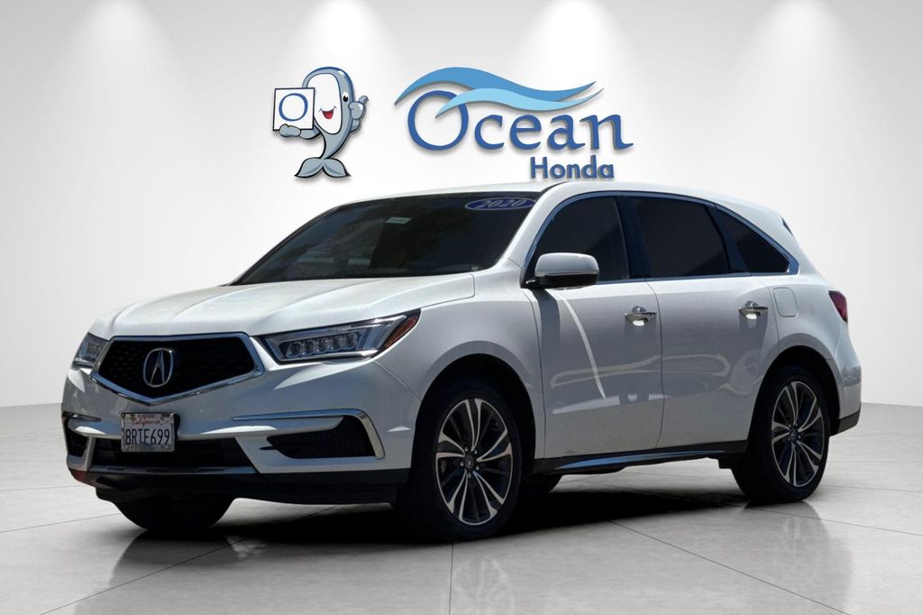 Used 2020 Platinum White Pearl Acura Technology image 9