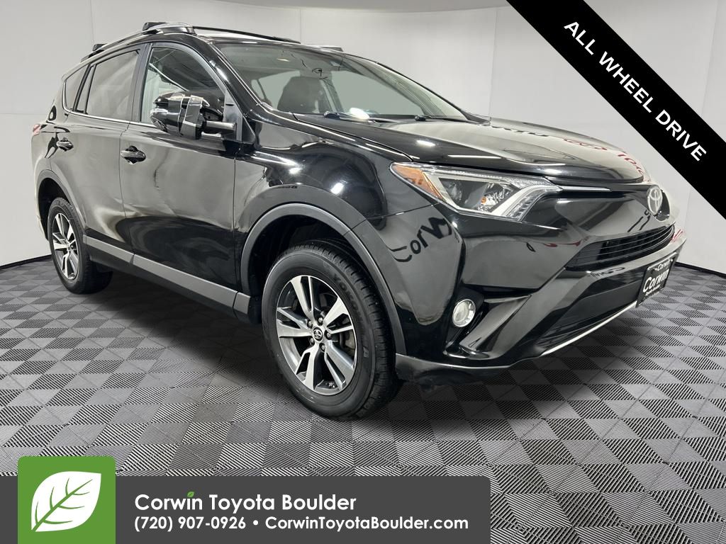 Black 2017 Toyota RAV4 SUV / Crossover All-Wheel Drive 6-Speed Automatic