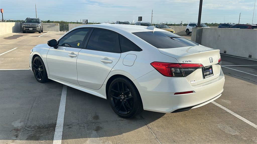 2024 Honda Civic Sport White at Emmons Autoplex