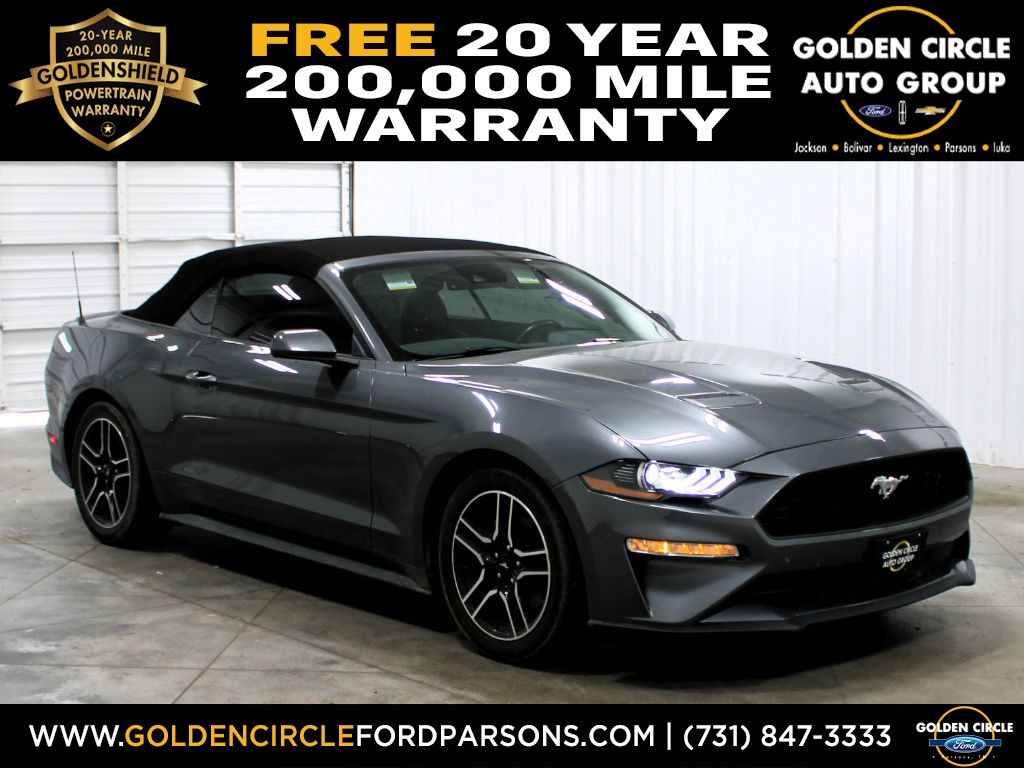 Carbonized Gray Metallic 2023 Ford Mustang EcoBoost Premium Convertible RWD Convertible Rear-Wheel Drive Automatic