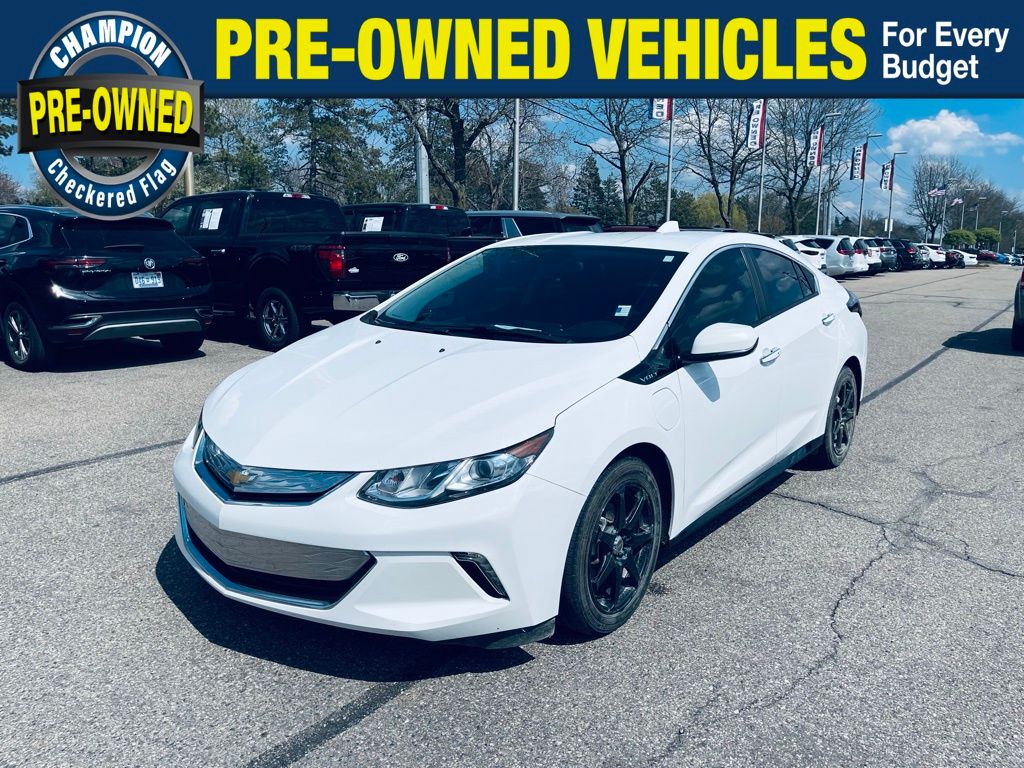 Summit White 2018 Chevrolet Volt LT FWD Hatchback Front-Wheel Drive 1-Speed Automatic