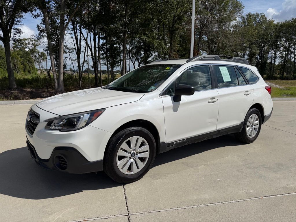 Crystal White Pearl 2019 Subaru Outback Wagon All-Wheel Drive Continuously Variable Transmission