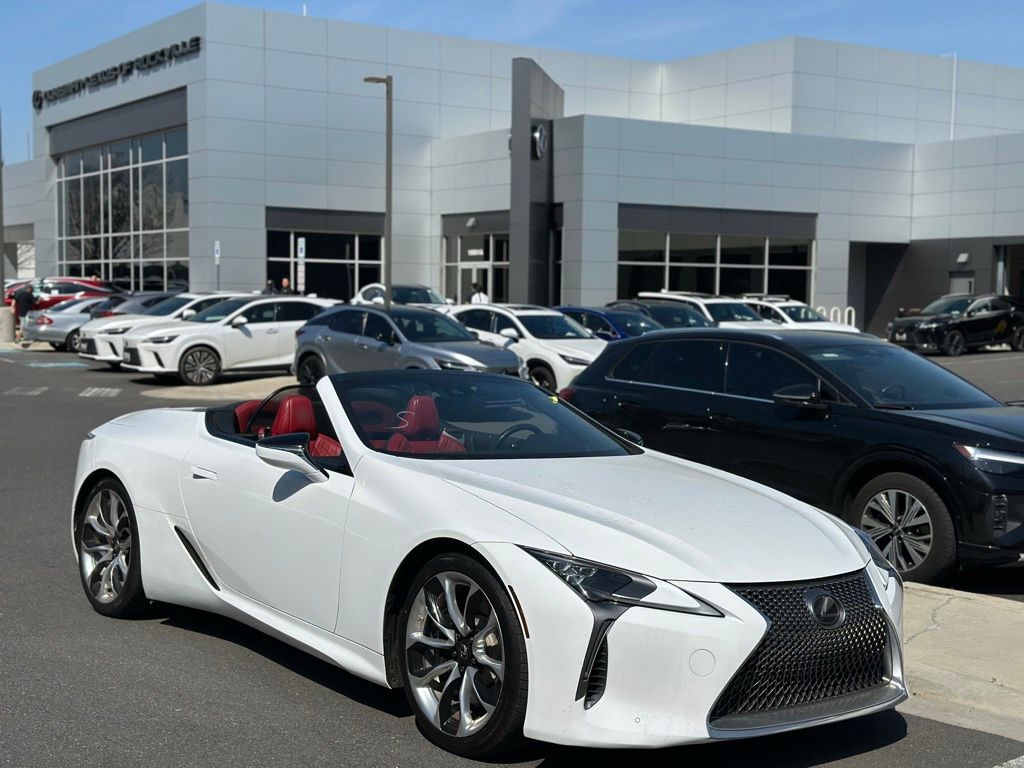 Ultra White 2023 Lexus LC 500 Convertible RWD Convertible Rear-Wheel Drive Automatic