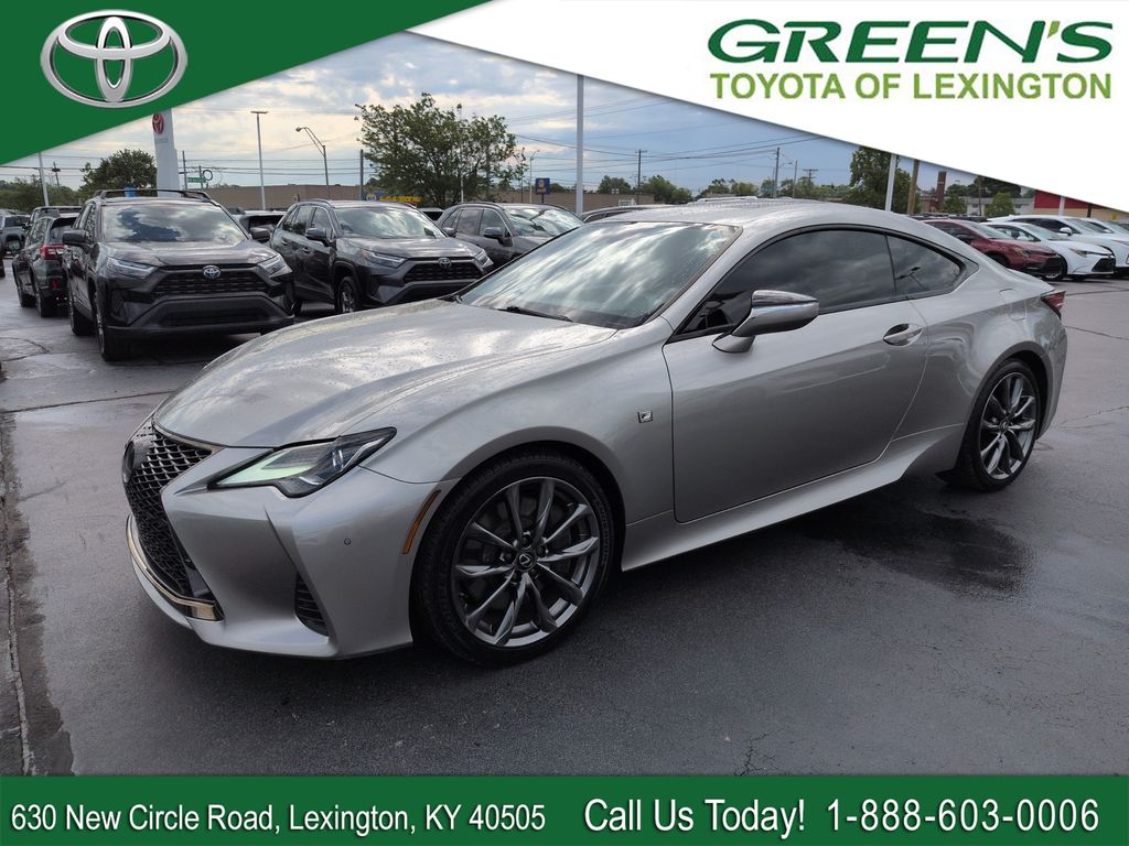 Atomic Silver 2020 Lexus RC Coupe Rear-Wheel Drive 8-Speed Automatic
