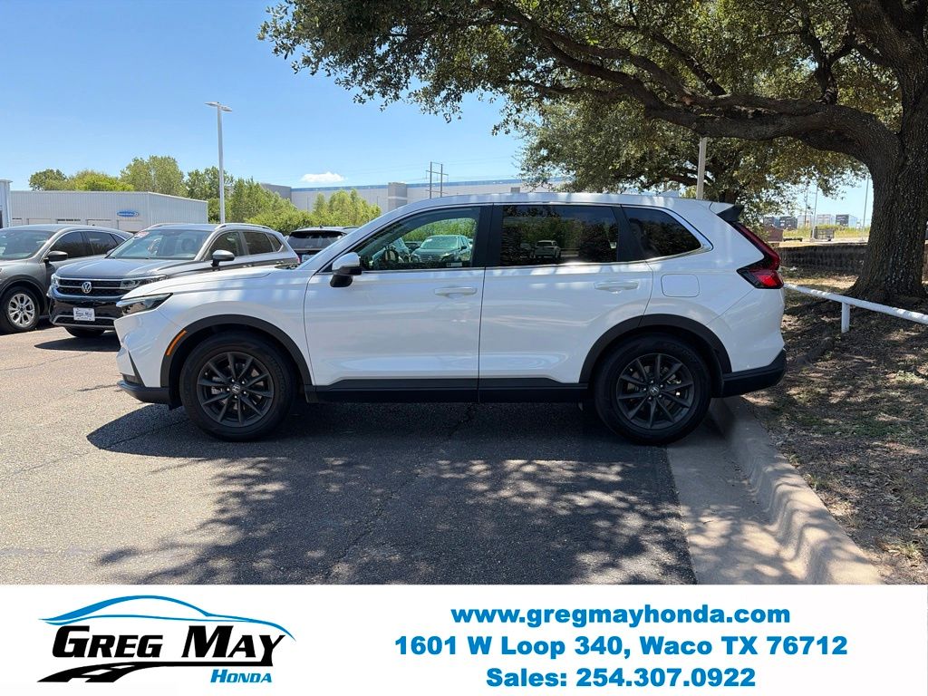 2026 Honda CR-V EX-L White at Greg May Honda