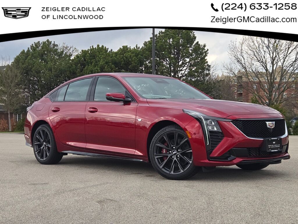 Radiant Red Tintcoat 2026 Cadillac CT5 Sport AWD Sedan All-Wheel Drive Automatic
