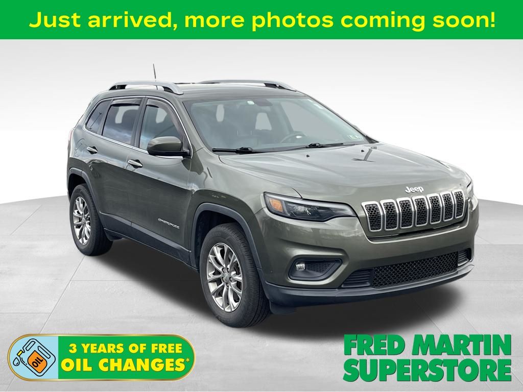 Olive Green Pearlcoat 2019 Jeep Cherokee Latitude Plus 4WD SUV / Crossover Four-Wheel Drive 9-Speed Automatic