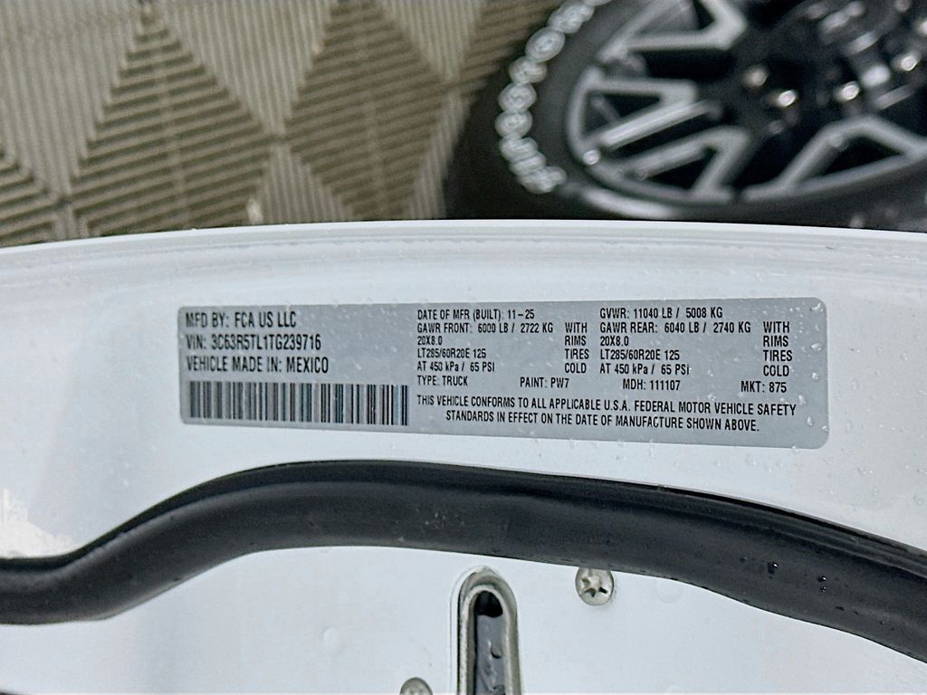 New 2026 White Ram Limited Longhorn 14in image 19