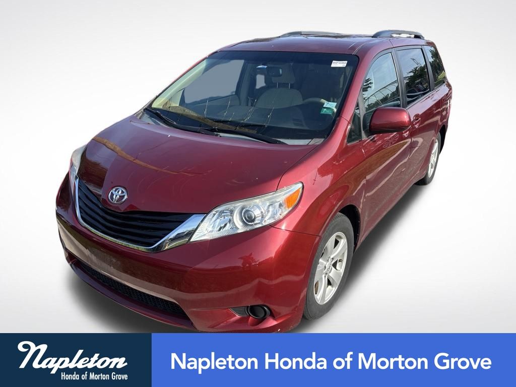 Salsa Red Pearl 2014 Toyota Sienna Minivan Front-Wheel Drive 6-Speed Automatic Overdrive