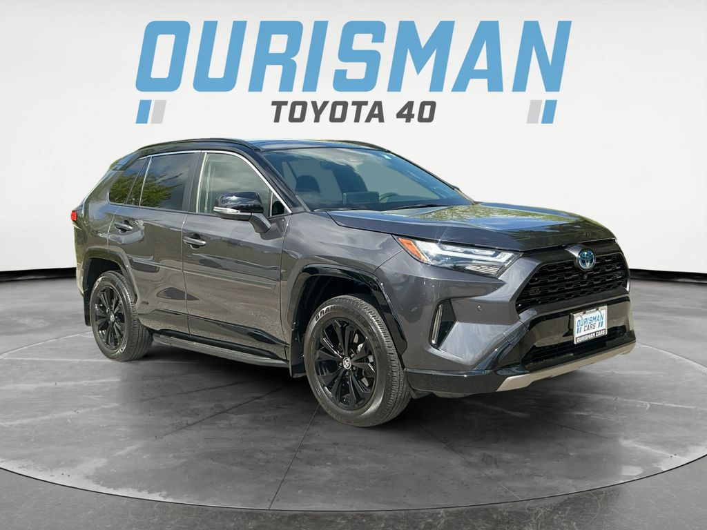 Midnight Black Metallic 2024 Toyota RAV4 Hybrid XSE AWD SUV / Crossover All-Wheel Drive Continuously Variable Transmission