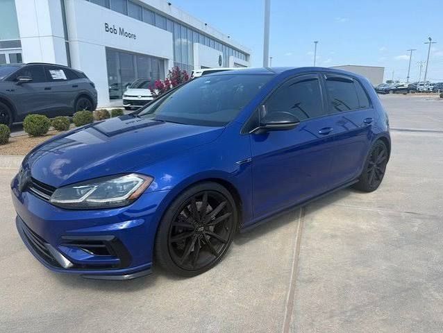 Deep Black Pearl 2019 Volkswagen Golf R Hatchback All-Wheel Drive 7-Speed Dual Clutch