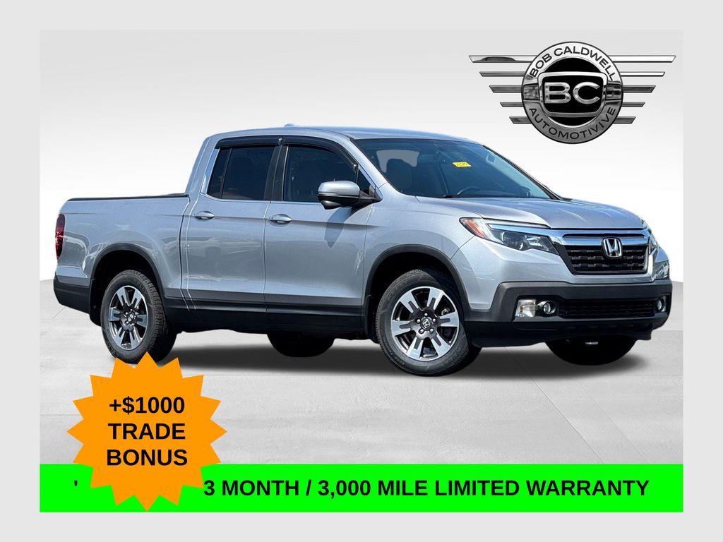 Lunar Silver Metallic 2018 Honda Ridgeline Pickup Truck All-Wheel Drive 6-Speed Automatic