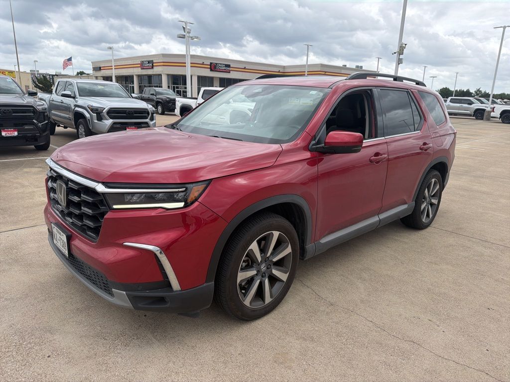 Radiant Red Metallic II 2025 Honda Pilot Touring AWD SUV / Crossover All-Wheel Drive Automatic