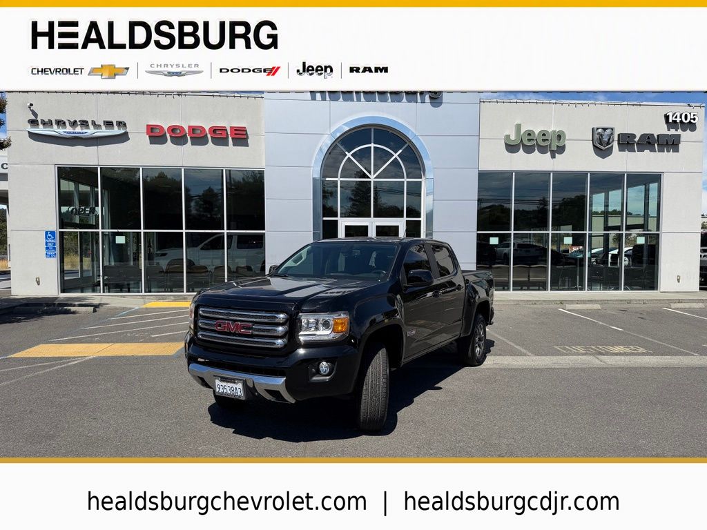 Onyx Black 2017 GMC Canyon Pickup Truck Four-Wheel Drive 8-Speed Automatic