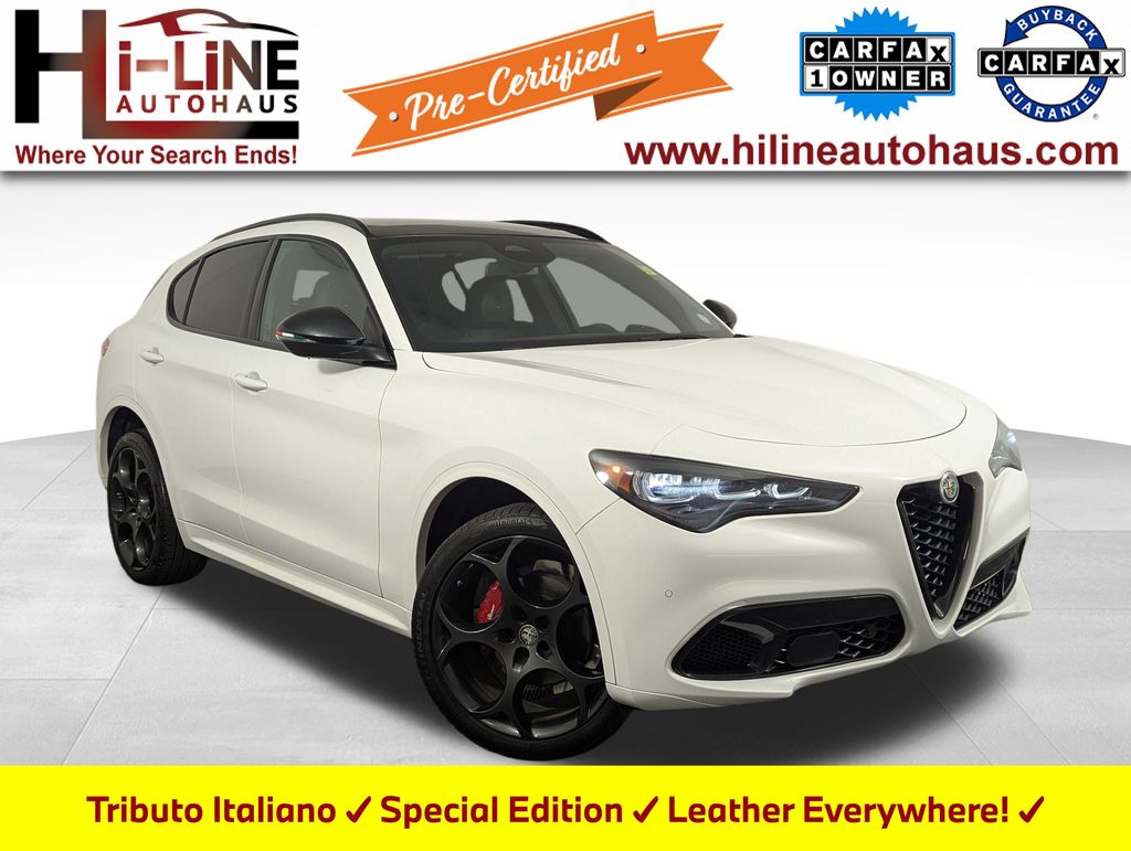 Milano White 2025 Alfa Romeo Stelvio SUV / Crossover All-Wheel Drive 8-Speed Automatic