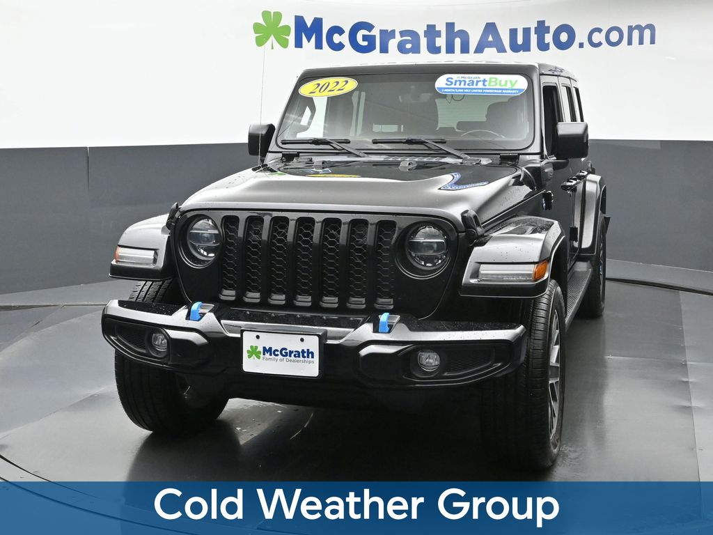 Used 2022 Black Jeep Unlimited Sahara High Altitude 4xe image 6