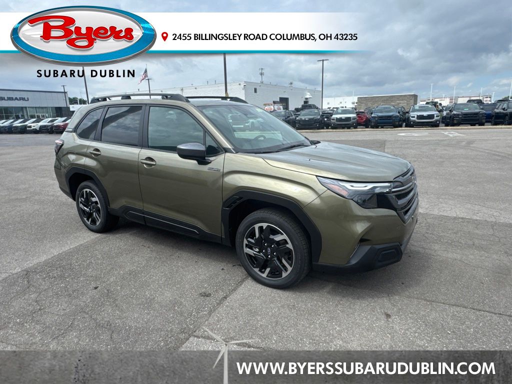 Autumn Green Metallic 2026 Subaru Forester Hybrid Premium AWD SUV / Crossover All-Wheel Drive Continuously Variable Transmission