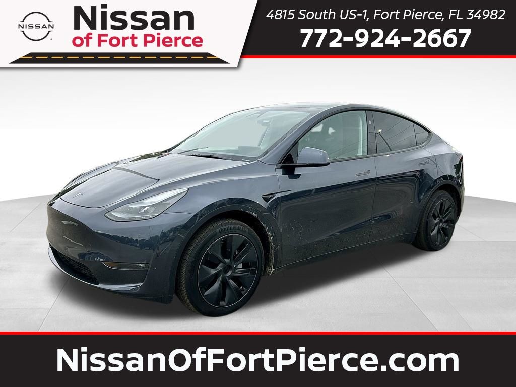 Gray 2025 Tesla Model Y Long Range RWD SUV / Crossover Rear-Wheel Drive 1-Speed Automatic
