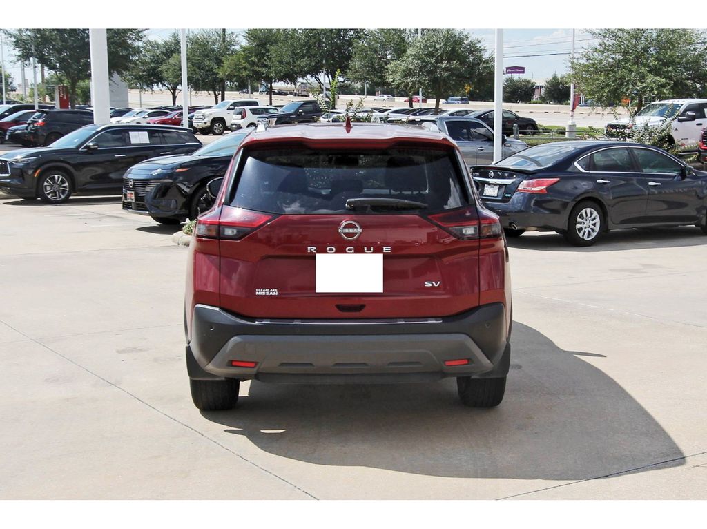 2022 Nissan Rogue SV Red at Texan Dodge Chrysler Jeep Ram
