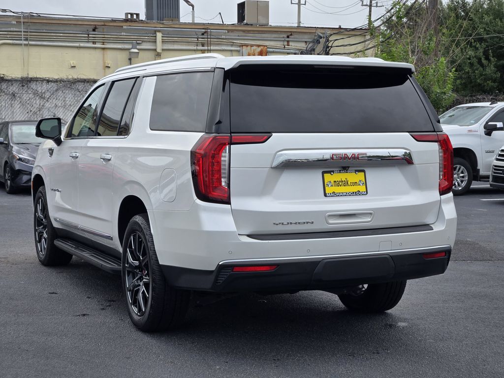 2021 GMC Yukon XL SLT White at Bayway Cadillac of The Woodlands