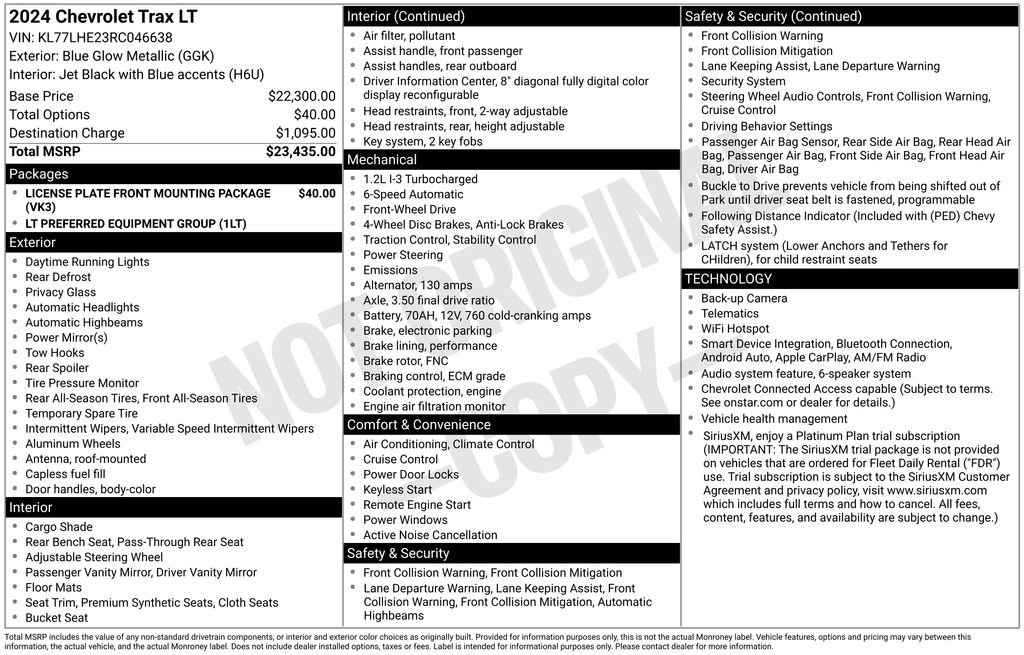 Used 2024 Chevrolet Trax SUV