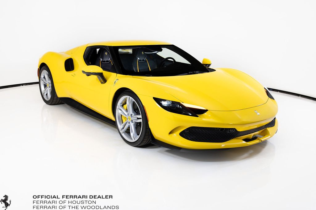 Giallo Modena 2025 Ferrari 296 GTB Coupe Rear-Wheel Drive 8-Speed Dual Clutch
