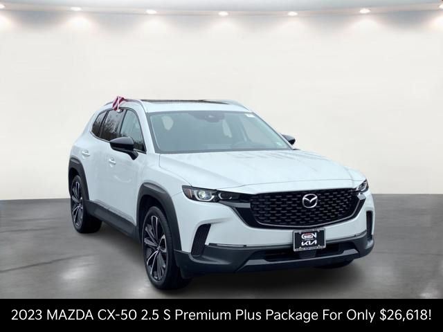 White (Wind Chill Pearl) 2023 Mazda CX-50 2.5 S Premium Plus AWD SUV / Crossover All-Wheel Drive 6-Speed Automatic