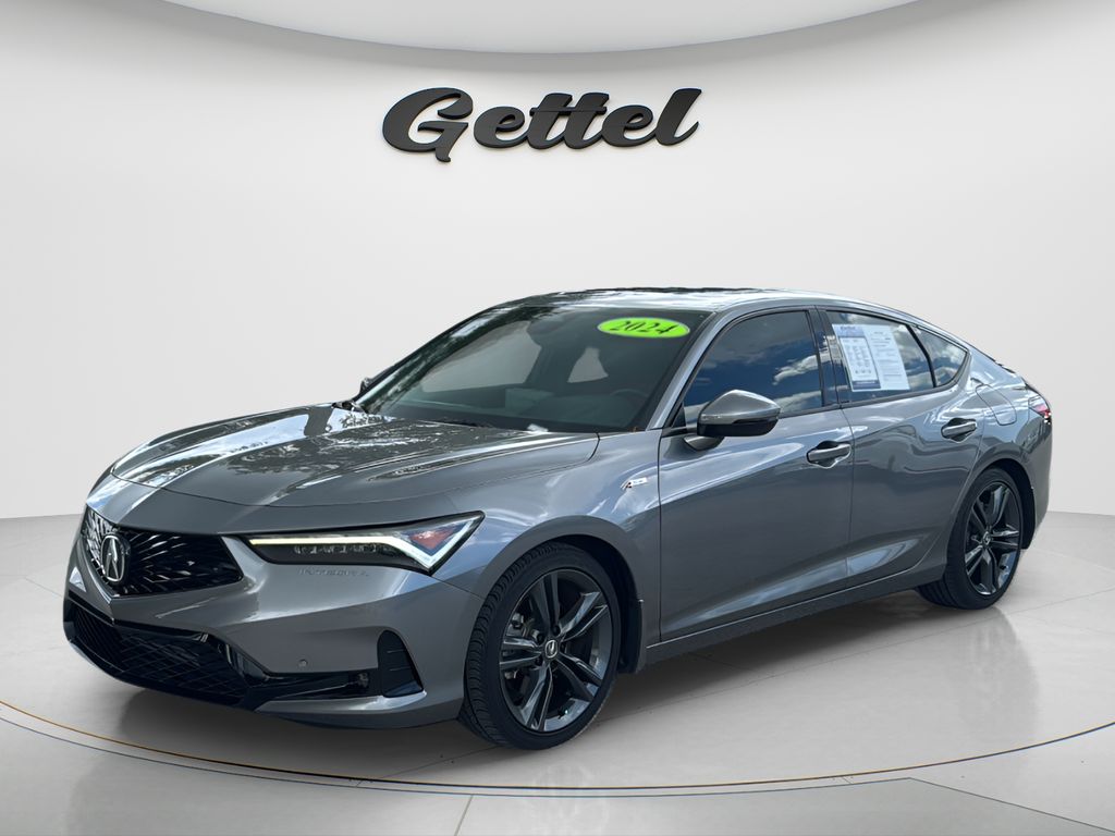 Liquid Carbon Metallic 2024 Acura Integra Hatchback Front-Wheel Drive Continuously Variable Transmission