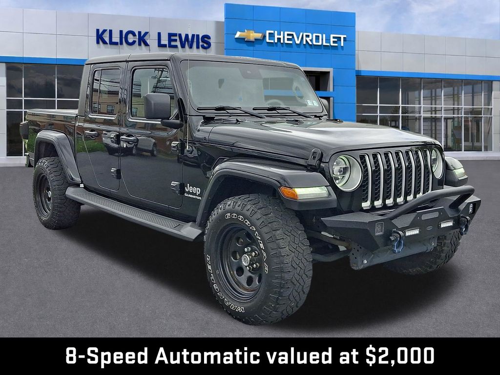 2020 Jeep Gladiator Overland Black at Klick Lewis Buick Chevrolet