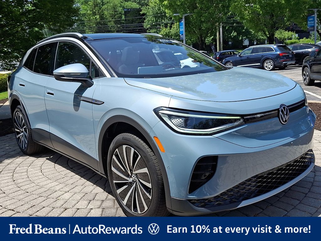 Arctic Blue Metallic w/Black Roof 2023 Volkswagen ID.4 SUV / Crossover All-Wheel Drive Automatic