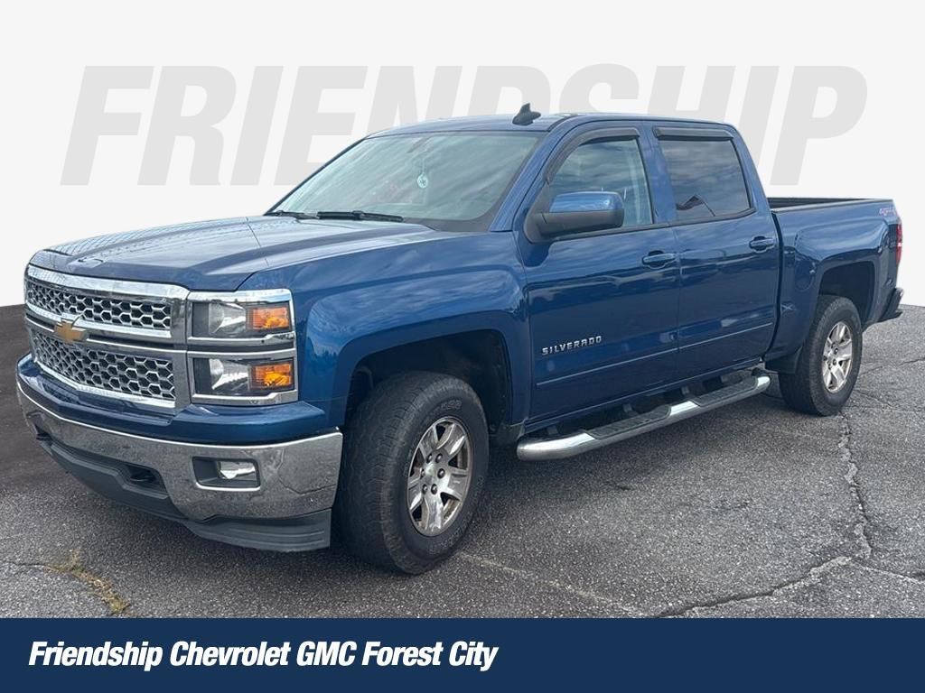 Deep Ocean Blue Metallic 2015 Chevrolet Silverado 1500 Pickup Truck Four-Wheel Drive 6-Speed Automatic Overdrive