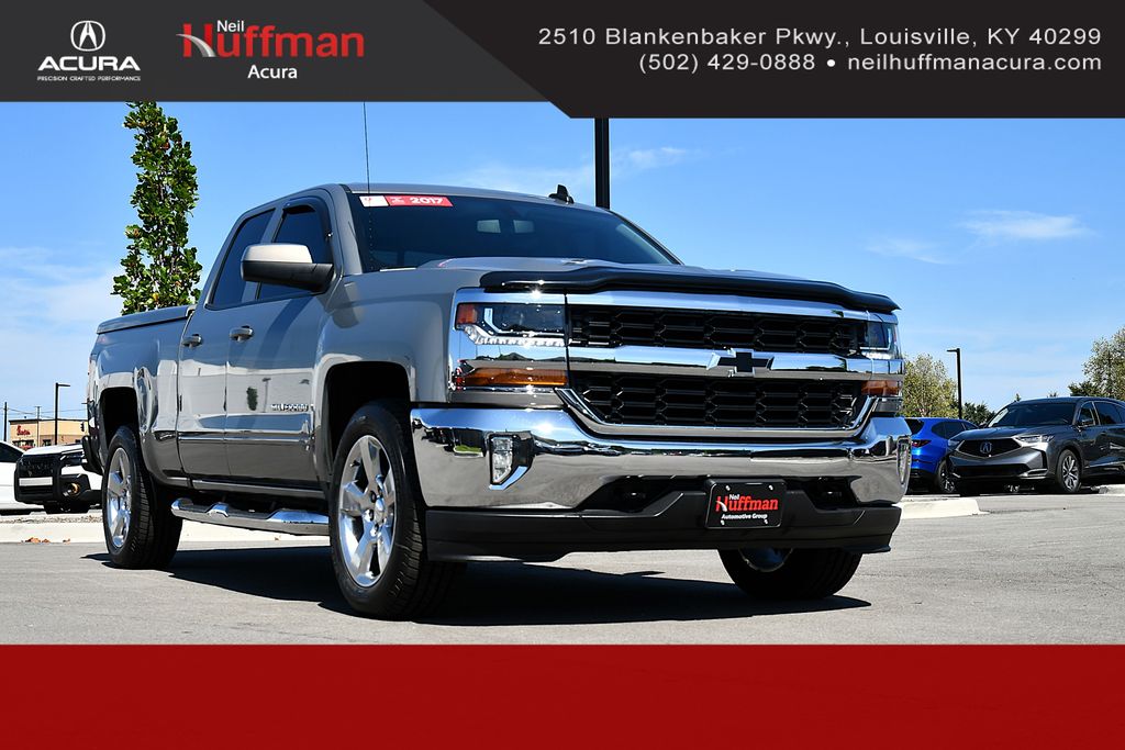 Pepperdust Metallic 2017 Chevrolet Silverado 1500 Pickup Truck Four-Wheel Drive 6-Speed Automatic Overdrive