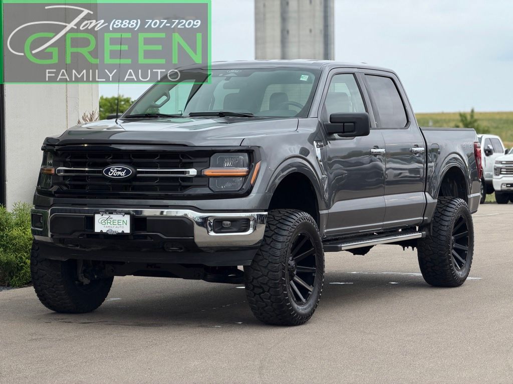 Gray 2025 Ford F-150 Pickup Truck Four-Wheel Drive Automatic