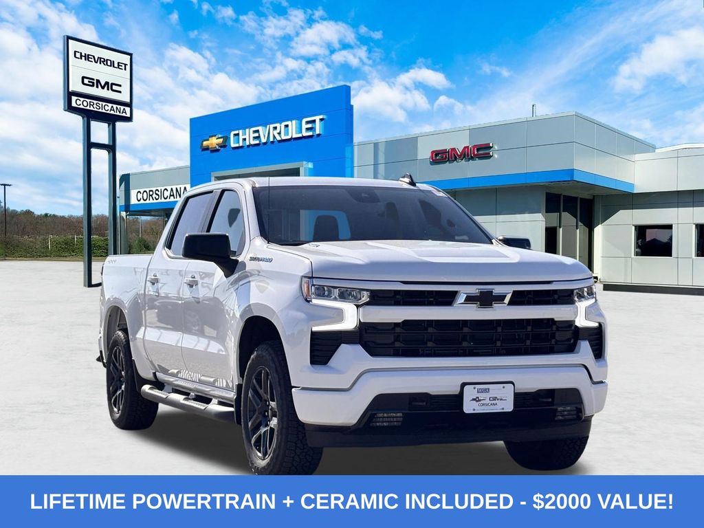Summit White 2026 Chevrolet Silverado 1500 Pickup Truck Four-Wheel Drive 8-Speed Automatic