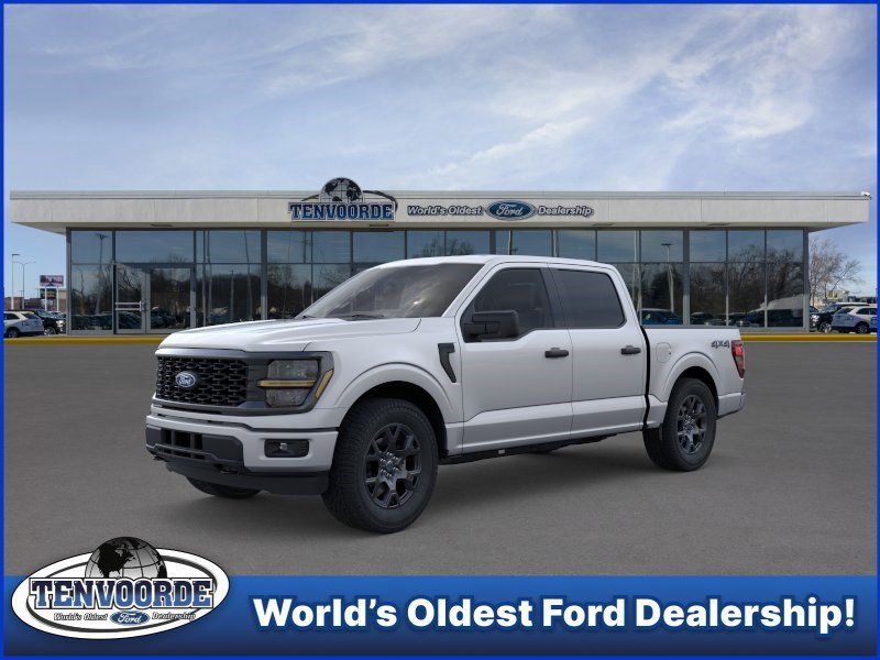 Iconic Silver Metallic 2026 Ford F-150 STX 4dr SuperCrew 4WD Pickup Truck Four-Wheel Drive Automatic