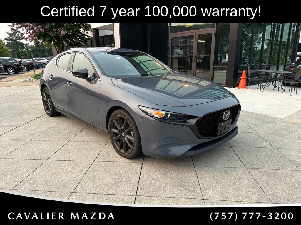 Polymetal Gray Metallic 2024 Mazda MAZDA3 Hatchback All-Wheel Drive 6-Speed Automatic