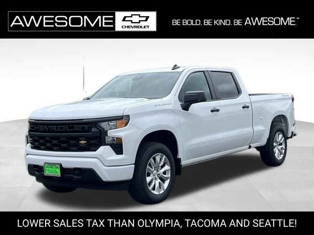 Summit White 2026 Chevrolet Silverado 1500 Pickup Truck Four-Wheel Drive 8-Speed Automatic