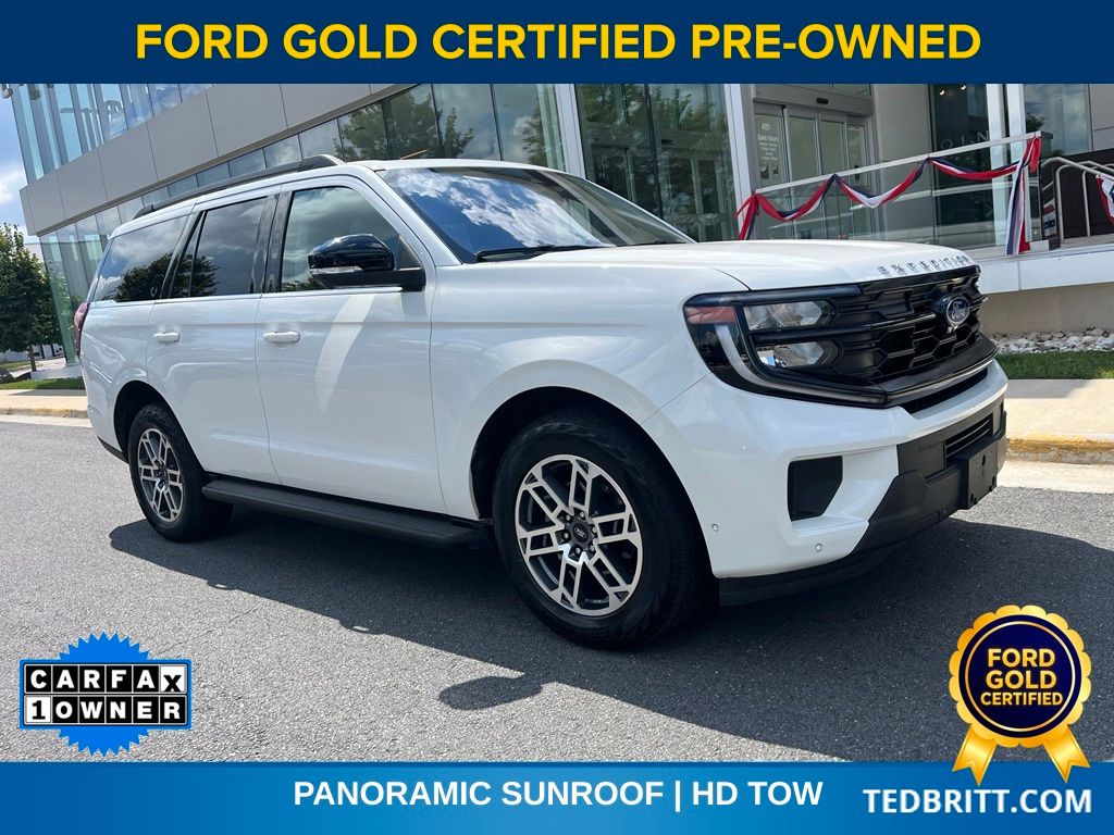 White Metallic 2025 Ford Expedition SUV / Crossover Four-Wheel Drive Automatic