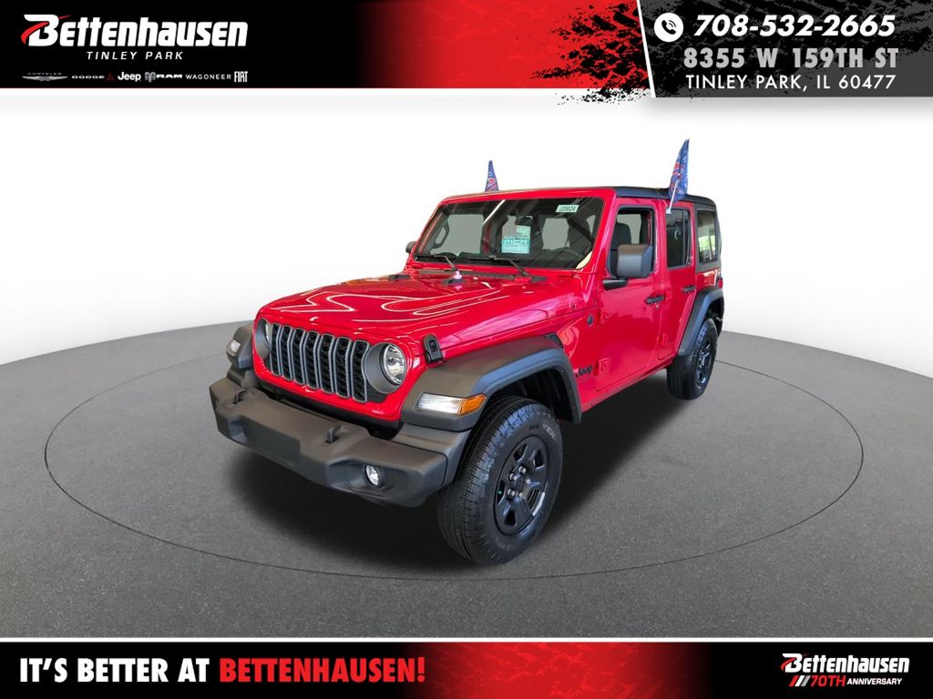 Red Clearcoat 2026 Jeep Wrangler SUV / Crossover Four-Wheel Drive 8-Speed Automatic