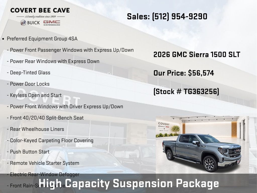 New 2026 Silver GMC SLT image 9