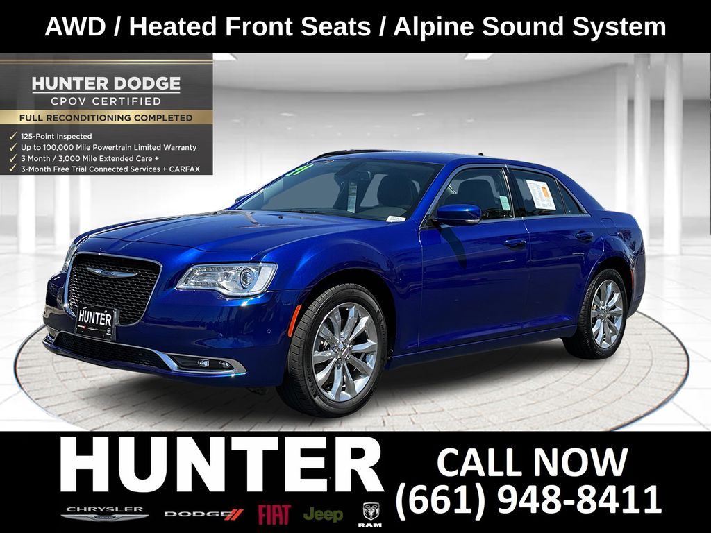 Ocean Blue Metallic 2021 Chrysler 300 Touring AWD Sedan All-Wheel Drive 8-Speed Automatic
