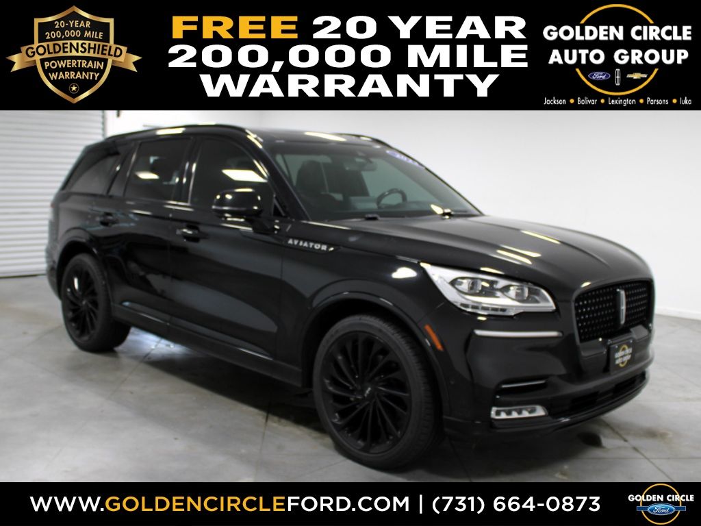 Infinite Black Metallic Clearcoat 2023 Lincoln Aviator SUV / Crossover All-Wheel Drive Automatic