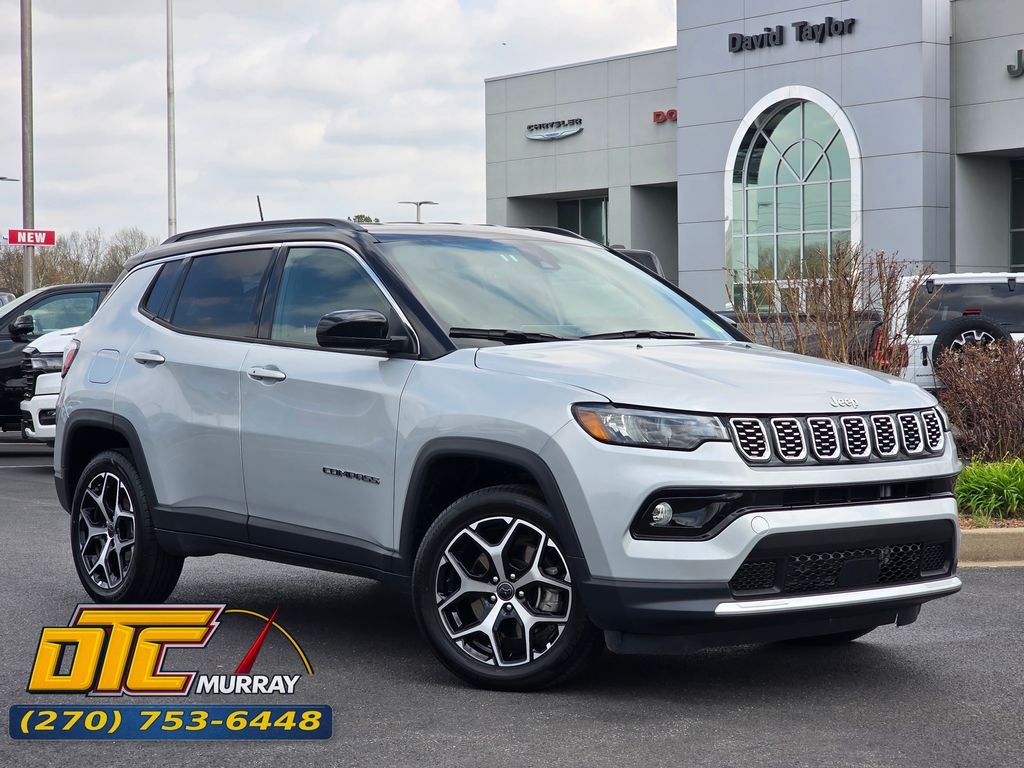 Silver Zynith Metallic Clearcoat 2025 Jeep Compass Limited 4WD SUV / Crossover Four-Wheel Drive 8-Speed Automatic