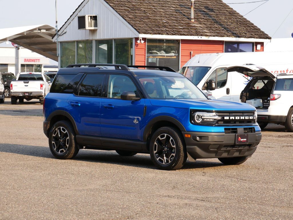 Blue Metallic 2022 Ford Bronco Sport SUV / Crossover All-Wheel Drive 8-Speed Automatic