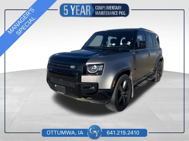 Charente Gray Metallic 2025 Land Rover Defender 110 P400 X AWD SUV / Crossover All-Wheel Drive 8-Speed Automatic
