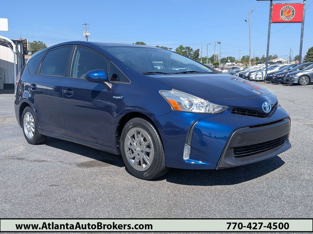 Blue Ribbon Metallic 2015 Toyota Prius v Three FWD Wagon Front-Wheel Drive Continuously Variable Transmission