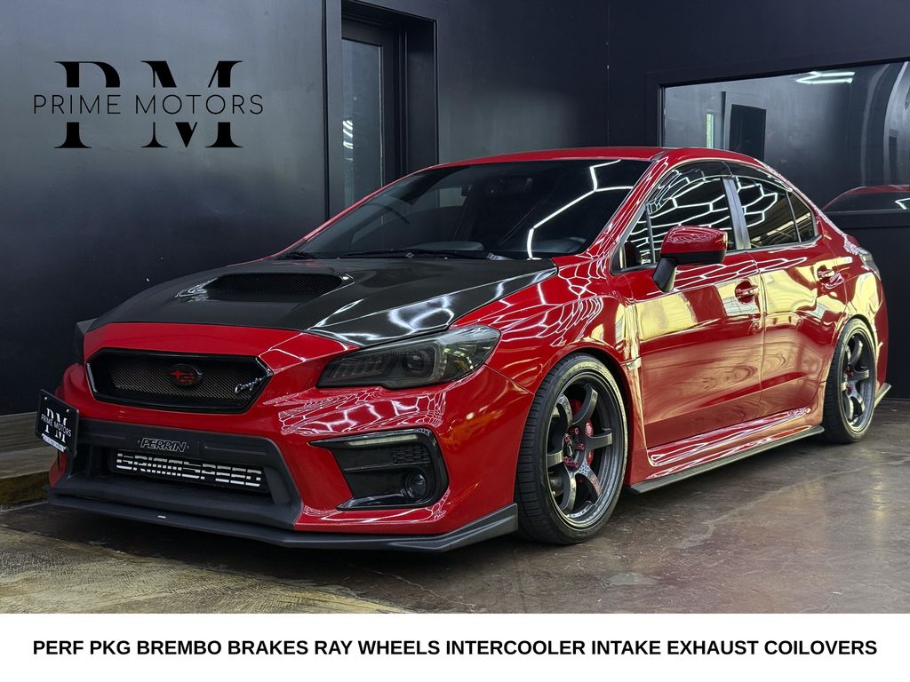 Pure Red 2020 Subaru WRX Sedan All-Wheel Drive 6-Speed Manual