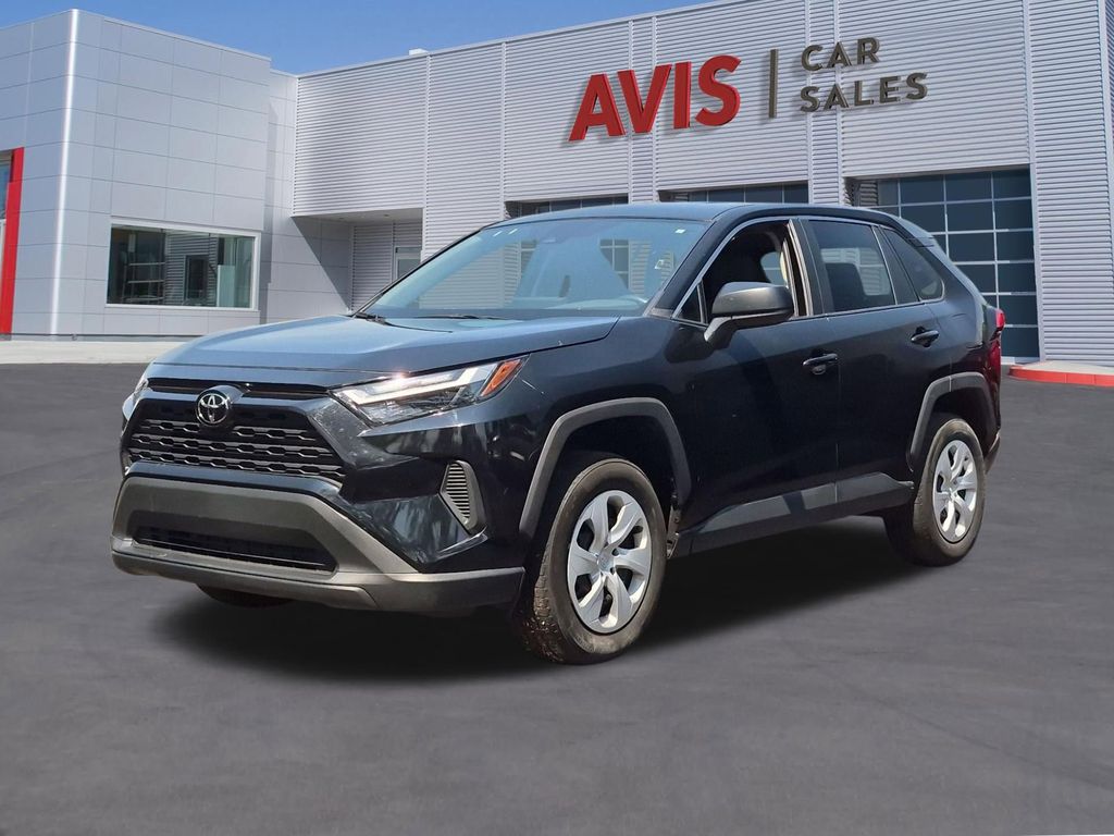 Midnight Black Metallic 2025 Toyota RAV4 LE FWD SUV / Crossover Front-Wheel Drive 8-Speed Automatic