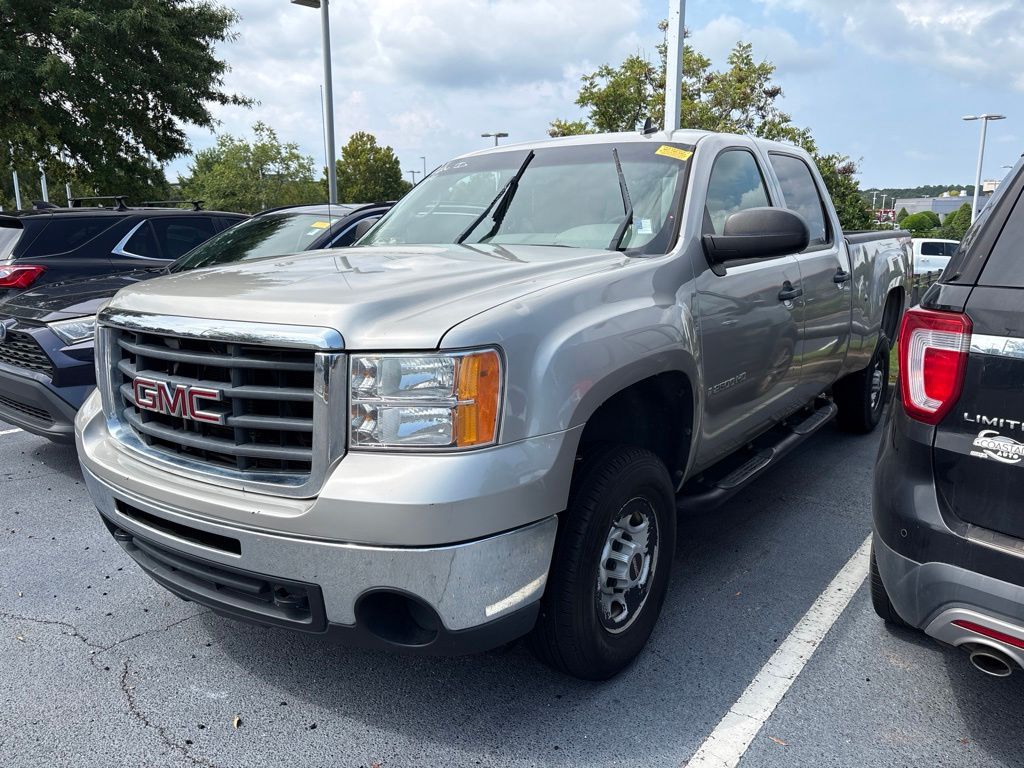 Silver Birch Metallic 2008 GMC Sierra 2500HD Pickup Truck Four-Wheel Drive 6-Speed Automatic Overdrive